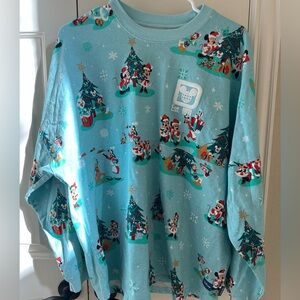 Disney ADULT Spirit Jersey Walt Disney World Holiday Long Sleeve Large